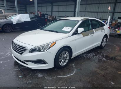 2017 HYUNDAI SONATA White  Gasoline 5NPE24AF6HH488881 photo #3