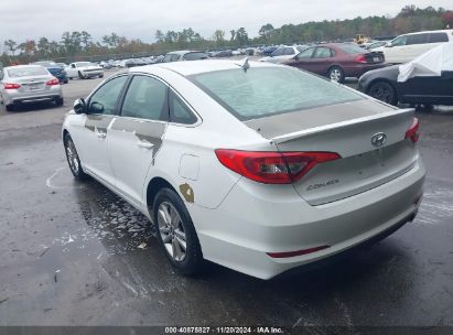 2017 HYUNDAI SONATA White  Gasoline 5NPE24AF6HH488881 photo #4