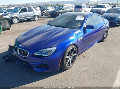 2017 BMW M6 GRAN COUPE Blue  Gasoline WBS6E9C50HG437466 photo #3