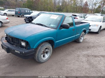 1995 CHEVROLET S TRUCK S10 Green  Gasoline 1GCCS1445SK215116 photo #3