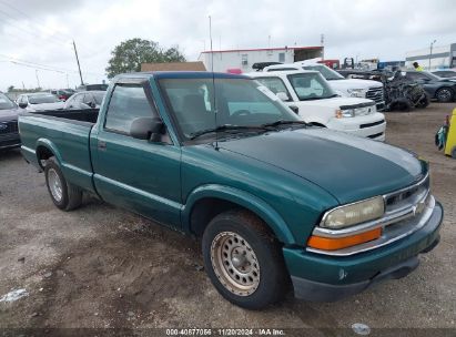 1998 CHEVROLET S-10 FLEETSIDE Green  Gasoline 1GCCS1440WK163965 photo #1