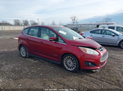 2013 FORD C-MAX HYBRID SEL Red  Hybrid 1FADP5BU7DL514609 photo #1