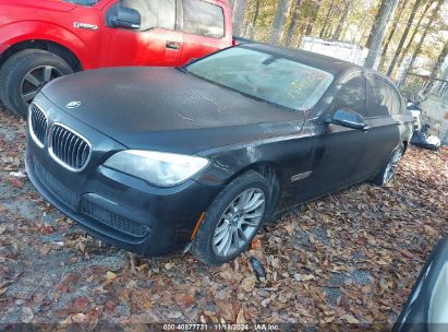 2013 BMW 750LI Black  Gasoline WBAYE8C59DD132485 photo #3