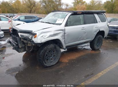 2020 TOYOTA 4RUNNER SR5 PREMIUM Silver  Gasoline JTEBU5JR3L5739342 photo #3