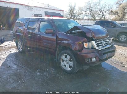 2013 HONDA RIDGELINE RTL Maroon  Gasoline 5FPYK1F59DB008800 photo #1