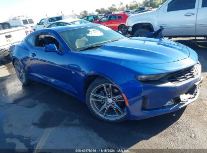 2019 CHEVROLET CAMARO 1LT Blue  Gasoline 1G1FB1RXXK0108258 photo #1