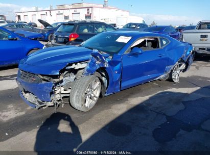 2019 CHEVROLET CAMARO 1LT Blue  Gasoline 1G1FB1RXXK0108258 photo #3