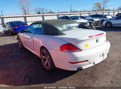 2010 BMW 650I White  Gasoline WBAEB5C50AC225777 photo #4