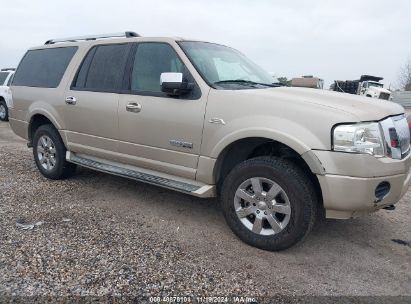 2007 FORD EXPEDITION EL LIMITED Gold  Gasoline 1FMFK20507LA95773 photo #1