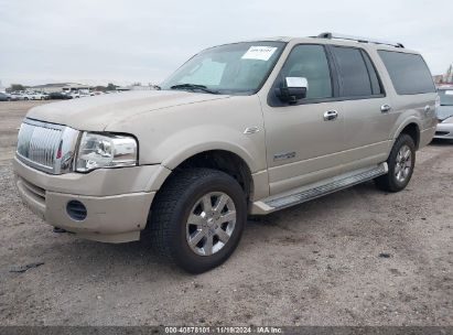 2007 FORD EXPEDITION EL LIMITED Gold  Gasoline 1FMFK20507LA95773 photo #3