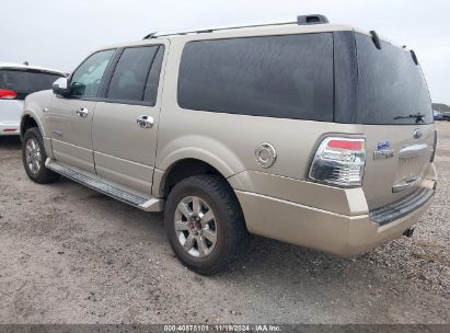 2007 FORD EXPEDITION EL LIMITED Gold  Gasoline 1FMFK20507LA95773 photo #4