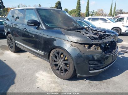 2014 LAND ROVER RANGE ROVER 3.0L V6 SUPERCHARGED HSE Black  Flexible Fuel SALGS2WF8EA184582 photo #1