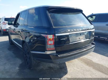 2014 LAND ROVER RANGE ROVER 3.0L V6 SUPERCHARGED HSE Black  Flexible Fuel SALGS2WF8EA184582 photo #4