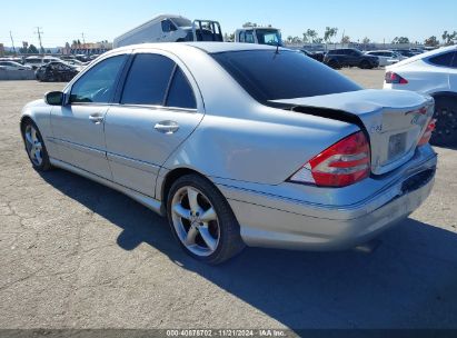 2005 MERCEDES-BENZ C 230 KOMPRESSOR SPORT Silver  Gasoline WDBRF40J75F677037 photo #4