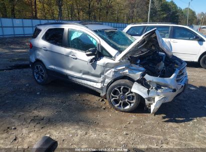 2018 FORD ECOSPORT SE Silver  Gasoline MAJ3P1TE6JC217337 photo #1