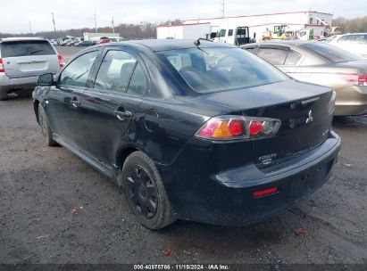 2011 MITSUBISHI LANCER ES Black  Gasoline JA32U2FU2BU034485 photo #4