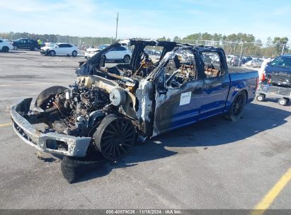 2018 FORD F-150 XL Blue  Gasoline 1FTEW1CP8JKC68903 photo #3