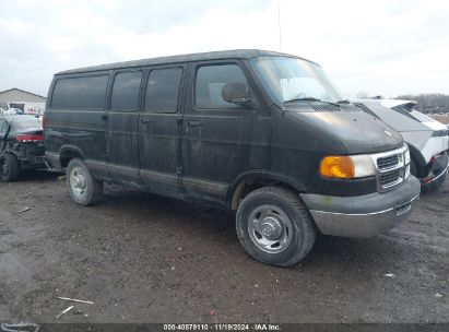 2001 DODGE RAM WAGON 2500 Black  Gasoline 2B4JB25Y81K532909 photo #1