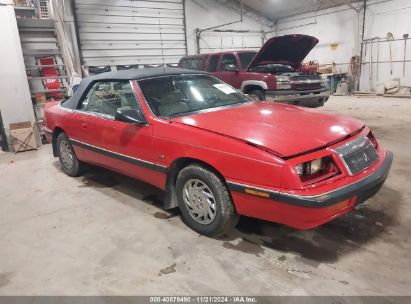 1990 CHRYSLER LEBARON Red  Gasoline 1C3XJ4536LG453450 photo #1