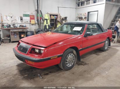 1990 CHRYSLER LEBARON Red  Gasoline 1C3XJ4536LG453450 photo #3