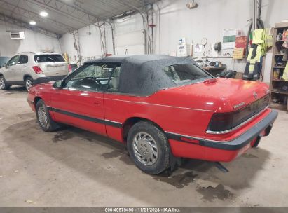 1990 CHRYSLER LEBARON Red  Gasoline 1C3XJ4536LG453450 photo #4