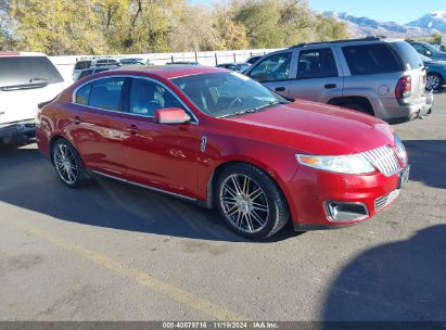 2010 LINCOLN MKS ECOBOOST Red  Gasoline 1LNHL9FT6AG600719 photo #1