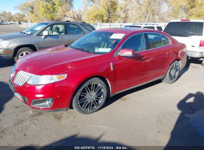 2010 LINCOLN MKS ECOBOOST Red  Gasoline 1LNHL9FT6AG600719 photo #3