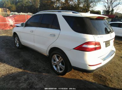 2015 MERCEDES-BENZ ML 350 White  Gasoline 4JGDA5JB8FA610772 photo #4