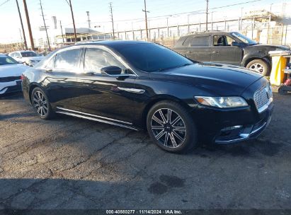 2017 LINCOLN CONTINENTAL RESERVE Black  Gasoline 1LN6L9RPXH5627188 photo #1