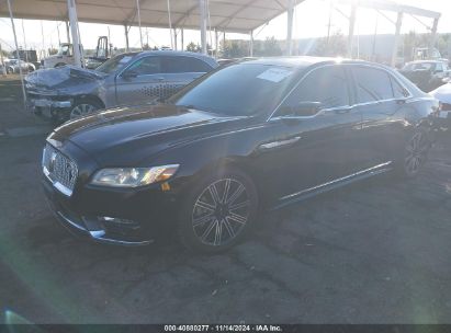 2017 LINCOLN CONTINENTAL RESERVE Black  Gasoline 1LN6L9RPXH5627188 photo #3