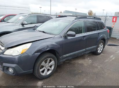 2014 SUBARU OUTBACK 2.5I PREMIUM Blue  Gasoline 4S4BRBDCXE3236784 photo #3