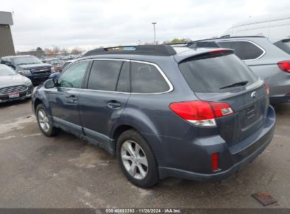 2014 SUBARU OUTBACK 2.5I PREMIUM Blue  Gasoline 4S4BRBDCXE3236784 photo #4