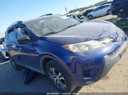 2015 TOYOTA RAV4 LE Blue  Gasoline 2T3ZFREV5FW204926 photo #1