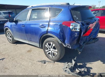 2015 TOYOTA RAV4 LE Blue  Gasoline 2T3ZFREV5FW204926 photo #4