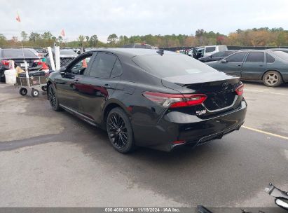 2022 TOYOTA CAMRY SE NIGHTSHADE EDITION Black  Gasoline 4T1T11AK5NU048332 photo #4