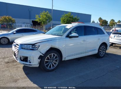 2019 AUDI Q7 45 PREMIUM White  Gasoline WA1LHAF72KD030056 photo #3