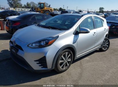 2018 TOYOTA PRIUS C ONE Silver  Hybrid JTDKDTB37J1603142 photo #3