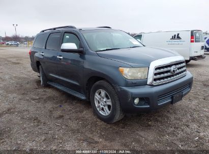 2008 TOYOTA SEQUOIA LIMITED 5.7L V8 Gray  Gasoline 5TDBY68A08S011431 photo #1