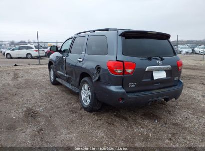 2008 TOYOTA SEQUOIA LIMITED 5.7L V8 Gray  Gasoline 5TDBY68A08S011431 photo #4