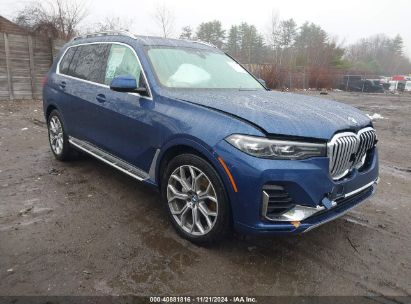 2020 BMW X7 XDRIVE40I Blue  Gasoline 5UXCW2C0XL9B44546 photo #1