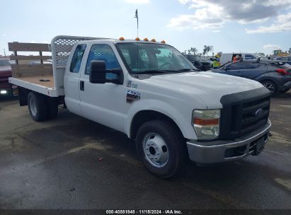 2008 FORD F-350 CHASSIS LARIAT/XL/XLT White  Diesel 1FDWX36R48EB78209 photo #1