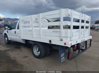 2008 FORD F-350 CHASSIS LARIAT/XL/XLT White  Diesel 1FDWX36R48EB78209 photo #4