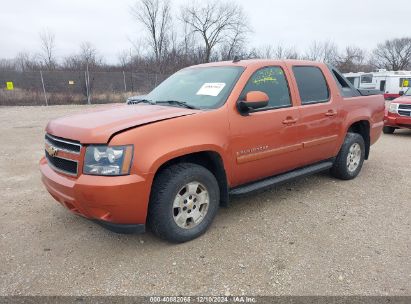 2007 CHEVROLET AVALANCHE 1500 LT Orange  Flexible Fuel 3GNFK12387G129957 photo #3