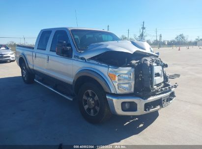 2016 FORD F-250 LARIAT Gray  Gasoline 1FT7W2A69GEB12949 photo #1