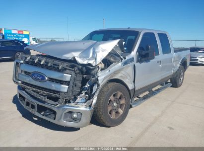 2016 FORD F-250 LARIAT Gray  Gasoline 1FT7W2A69GEB12949 photo #3