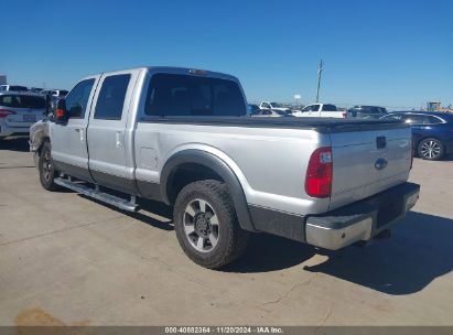 2016 FORD F-250 LARIAT Gray  Gasoline 1FT7W2A69GEB12949 photo #4