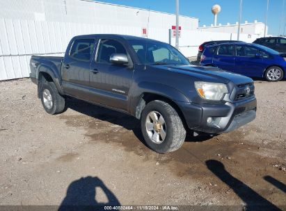 2013 TOYOTA TACOMA DOUBLE CAB PRERUNNER Gray  Gasoline 5TFJU4GN2DX039199 photo #1