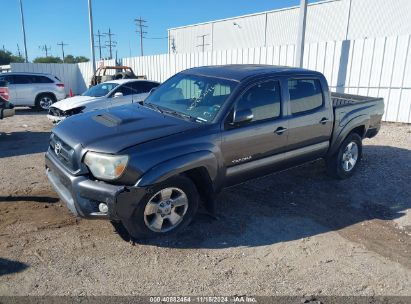 2013 TOYOTA TACOMA DOUBLE CAB PRERUNNER Gray  Gasoline 5TFJU4GN2DX039199 photo #3