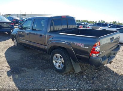 2013 TOYOTA TACOMA DOUBLE CAB PRERUNNER Gray  Gasoline 5TFJU4GN2DX039199 photo #4