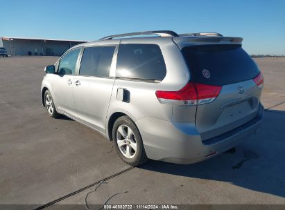 2013 TOYOTA SIENNA LE V6 8 PASSENGER Silver  Gasoline 5TDKK3DC2DS383550 photo #4